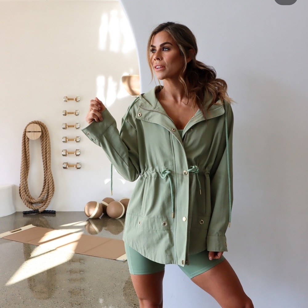 Cleo Harper XS green jacket
